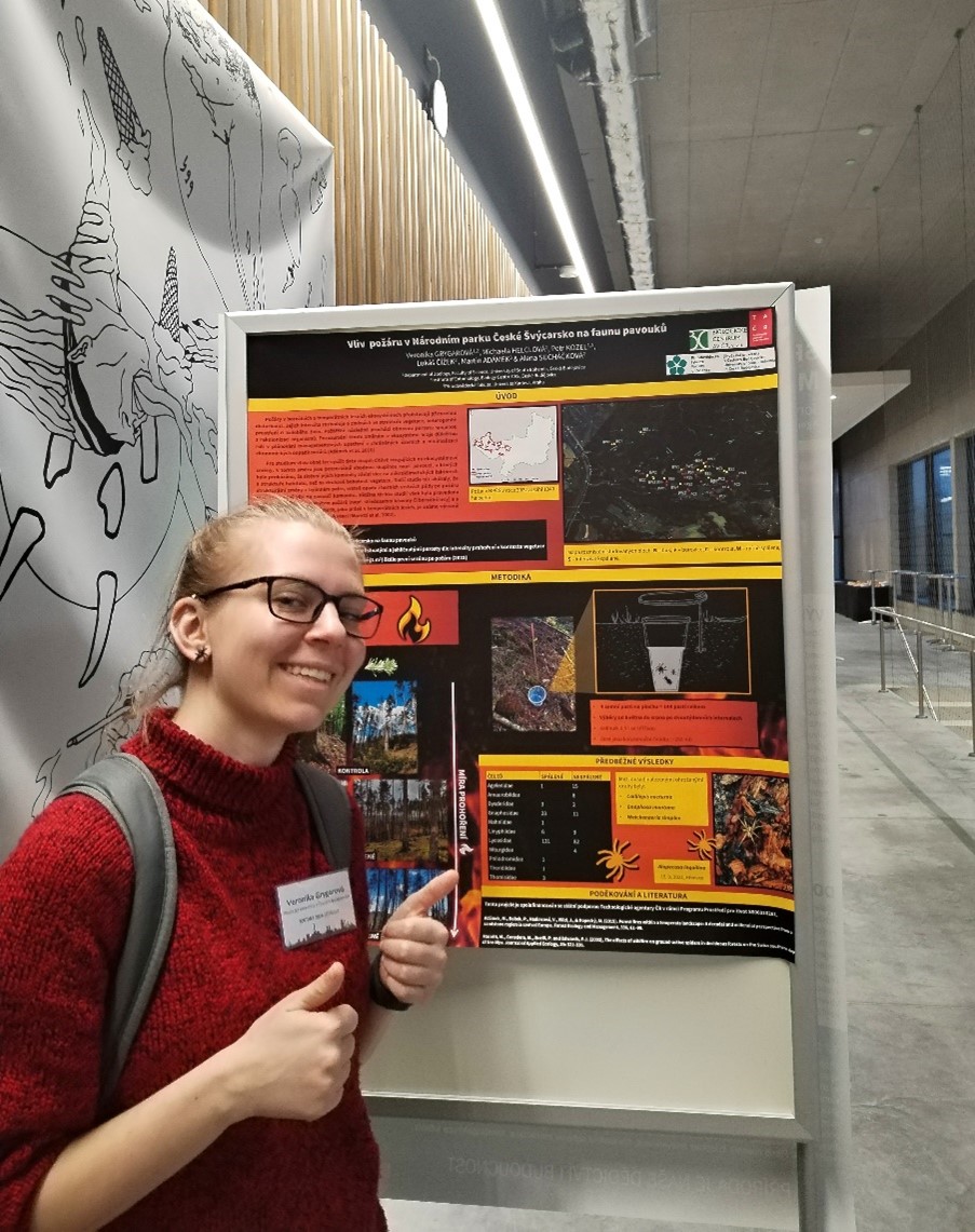 Veronika and her poster